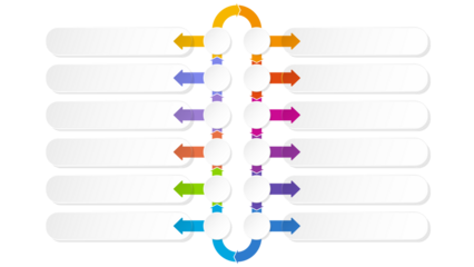 Modern infographic with 12 steps, process or options.
