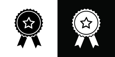 best seller icon Vector flat thin line illustration