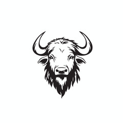 buffalo head vector, buffalo logo