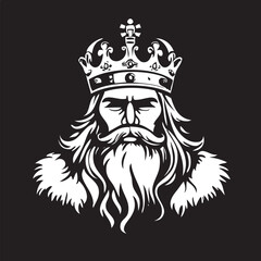 king vector logo, king vector