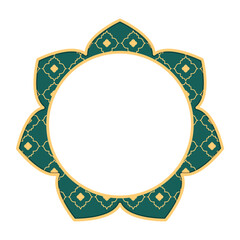 Arabic ornate frame