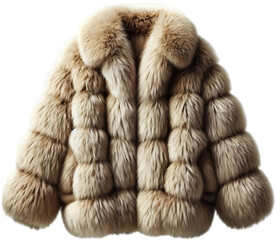 fur cap isolated on white