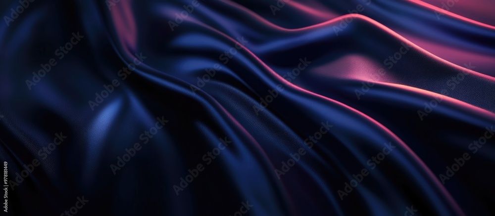 Aufkleber dark fabric texture on bokeh background abstract blank
