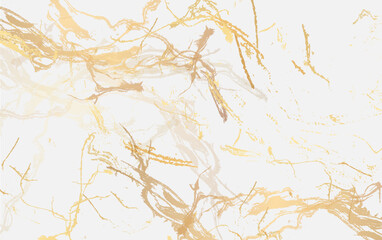 Marble gold and white color texture background
