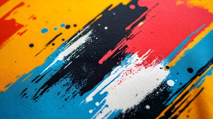 An urban-inspired community shirt featuring graffiti-style art by local artists, capturing the energy and diversity of the neighborhood.The design pops with street culture vibes