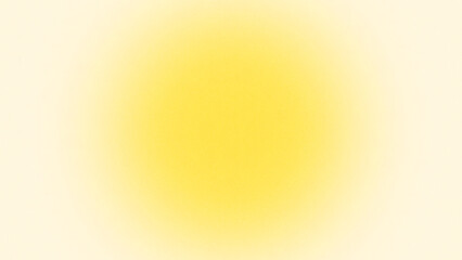 Aesthetic yellow gradient abstract background. Blurred circle. Noise grain grainy mesh texture
