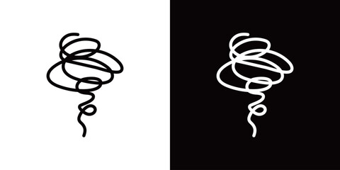 悩みのシンプルなラインアイコン