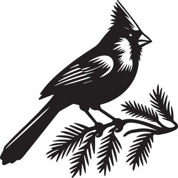 recommend clip art: cardinal silhouette simple vector icon, cardinal silhouette vector illustration.