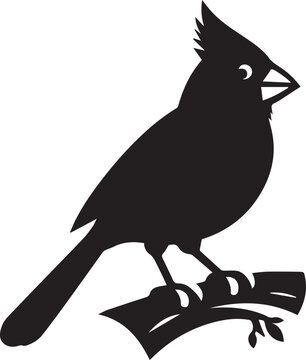 recommend clip art: cardinal silhouette simple vector icon, cardinal silhouette vector illustration.