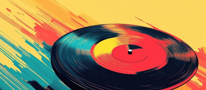 Vintage Soviet vinyl record from the 1960s showcasing the charm and style of its era