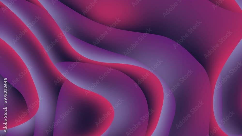 Poster abstract gradient dark purple and red holographic dynamic fluid shapes modern vivid gradient mesh tr