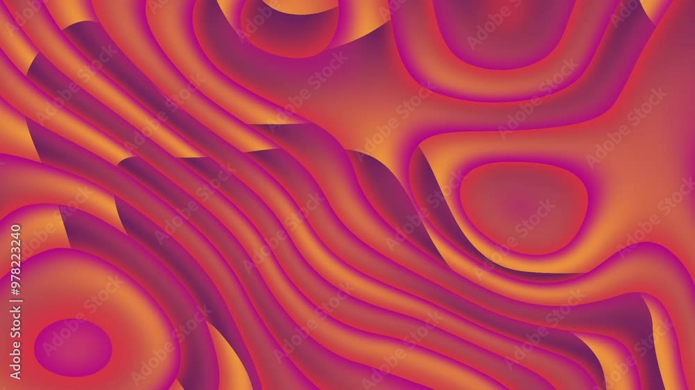 Poster abstract gradient dark red holographic dynamic fluid shapes modern vivid gradient mesh trendy blend 