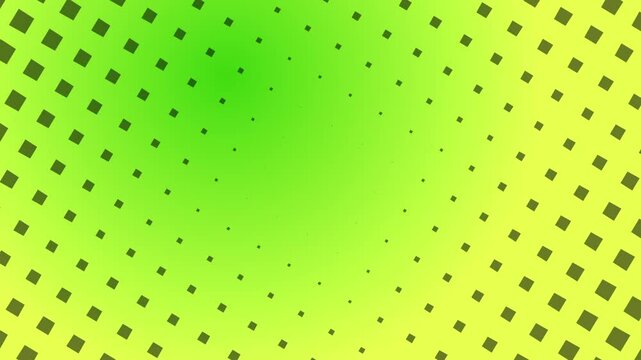 abstract halftone gradient dots light green retro pop art polkadot cartoon motion graphic video background