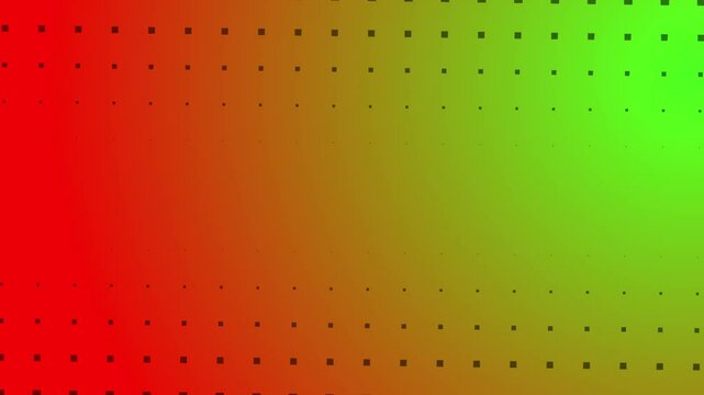 abstract halftone gradient dots orange and green bright retro pop art polkadot cartoon motion graphic video background