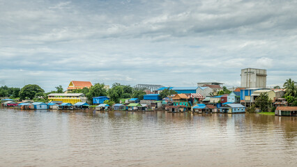 Riverside fishing village - Cambodia