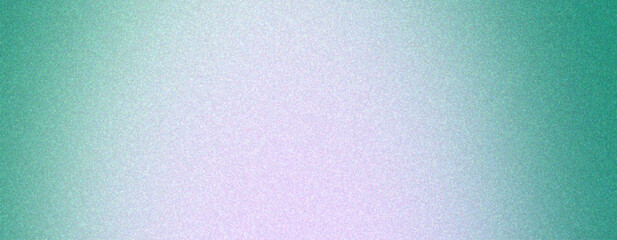 Abstract grainy gradient pastel purple, green and teal background.