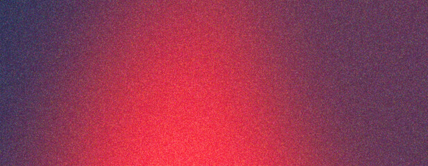 Abstract grainy gradient red and dark blue background.