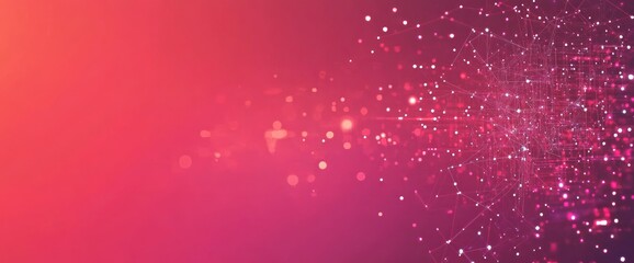 Obraz premium Abstract digital background with vibrant colors and sparkling particles.