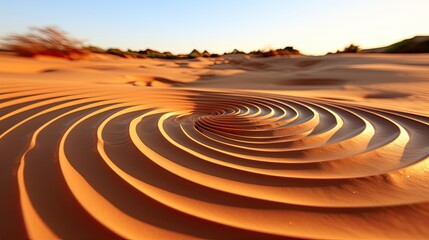 Naklejka premium Ripples in the sand 