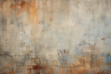 Fototapeta premium Processed collage of dirty brown concrete wall surface texture. Background for banner, backdrop
