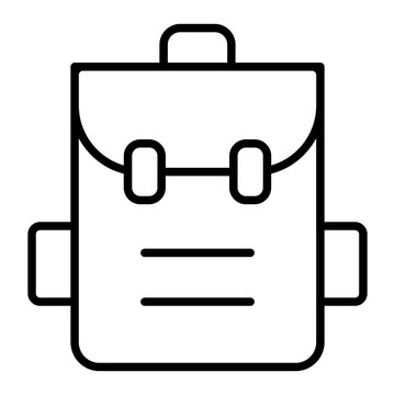 recommend clip art: backpack outline icon