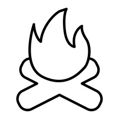fire outline icon