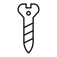 screw outline icon