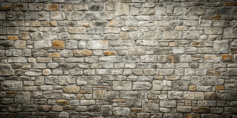 Grungy rough grey stone wall background texture with a concrete finish
