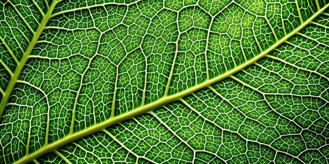 Fototapeta premium Abstract of leaf veins with exaggerated lines and shapes emphasizing natural patterns , botanical, abstract, veins, foliage
