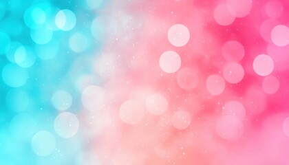 Fototapeta premium Pastel gradient with soft bokeh effect, dreamy and ethereal, ideal for light and airy designs