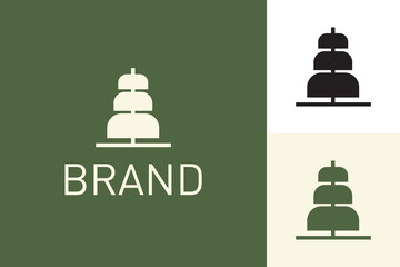Minimalist Tree Vector Logo Template