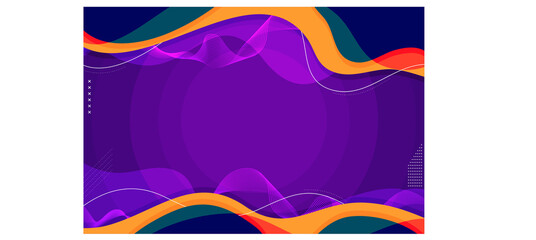 Colorful Abstract Waves Background Design for Creative Projects background