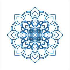 outline ornament mandala