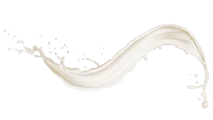 Gardinen pouring milk splash isolated on transparent background © Mariusz Blach