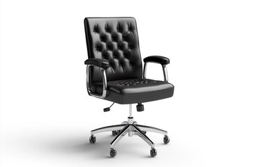 Fototapeta premium executive office chair with armrests and casters