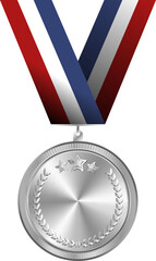 Silver Award Ribbon Medals