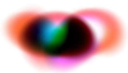 Transparent light leaks texture, overlay effect, film grain cutout. light effects. Grainy gradient lensflare effect