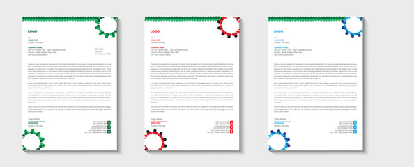  Corporate Letterhead Design Template