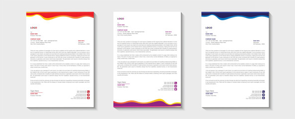  Corporate Letterhead Design Template