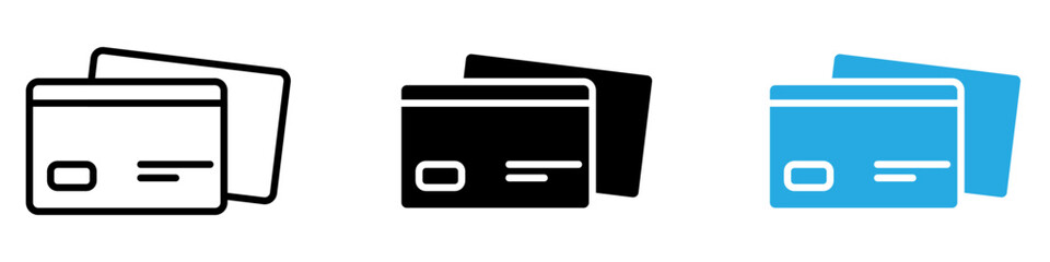 ATM card icon vector