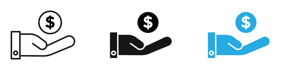 Donation icon vector