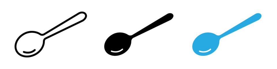 Spoon icon vector