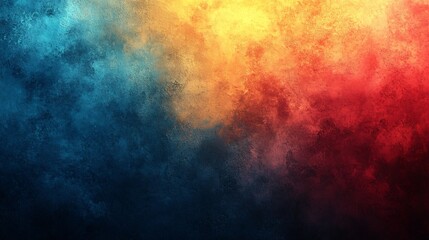 Fototapeta premium Abstract Blue Red Yellow Gradient Background Texture