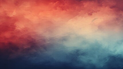 Abstract Watercolor Background with Red  Orange  and Blue Colors