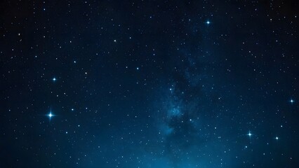 Obraz premium A Sparkling Night Sky Filled With Stars Over a Tranquil Landscape on a Clear Evening