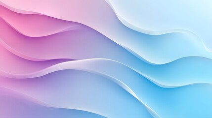 Obraz premium Minimalist abstract background with cool colors and gradient waves, ultra-modern, sharp images, high quality