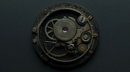 Iricate dismantled mechanical watch with detailed gears and springs on darkbackground, symbolizing precision and complexity in teardown analysis
