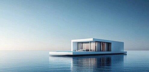 Modern Minimalist House on the Water