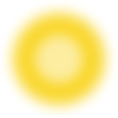 Blurred yellow circle gradient abstract background
