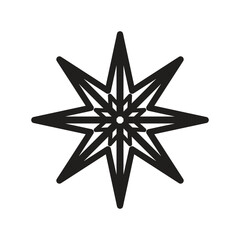 Obraz premium Snow Template Icon